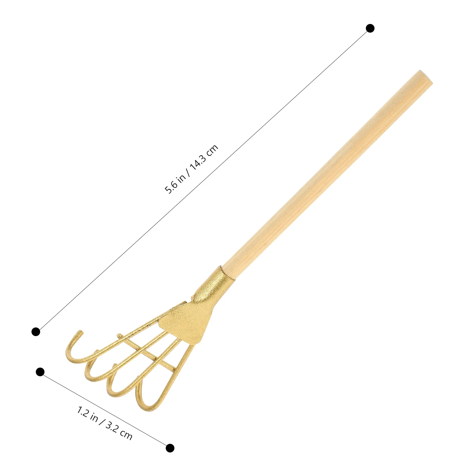 

5Pcs Incense Ashes Rake Small Iron Rakes Home Decoration Crafts Desktop Garden Tools Bonsai Digging Tools Incense Ashes Rake