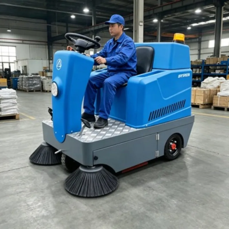 

Portable Electric Powered Ride-on Floor Cleaning Sweeper Floor Sweeper Cleaning Equipment