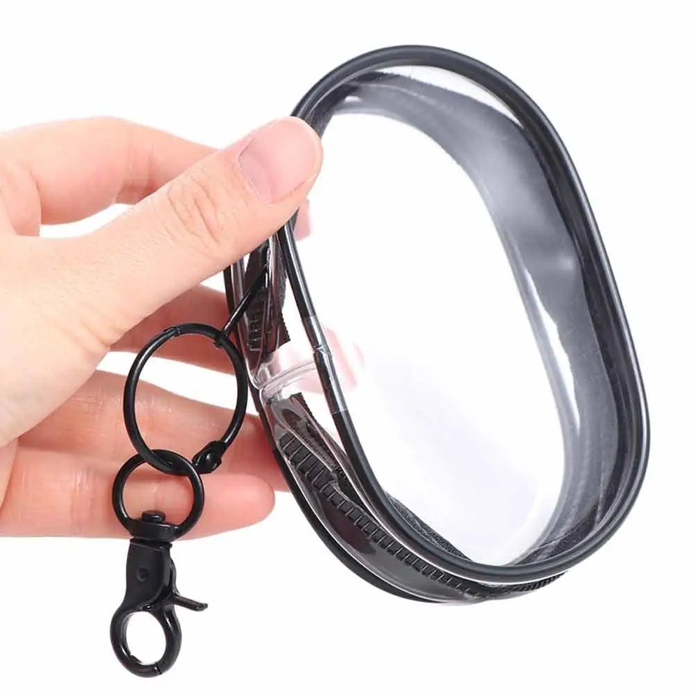 

With Keychain Phone Charger Bag Storage Transparent Data Cable Storage Bag Portable PVC Digital Storage Bag Earphone Cable