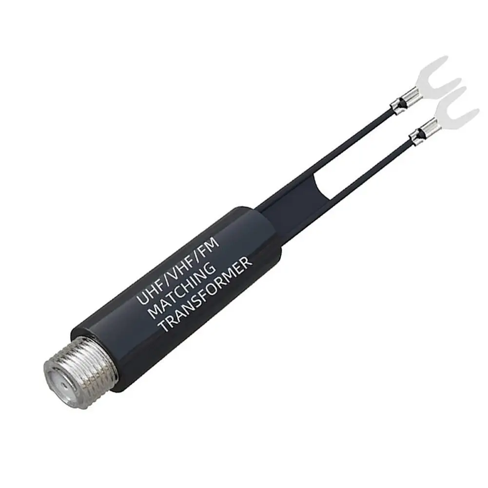 Adaptateur de câble coaxial à onde assortie, convertisseur d'antenne TV, UHF, VHF, FM, 75 Ohm à 300 Ohm, livraison directe