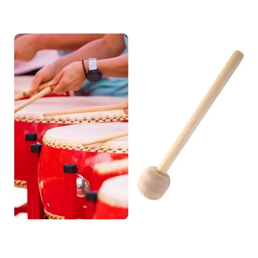 Professional Marching Marching Drums Stick Musical Instrument Parts Wooden Long Handle Gong Mallets Drum Hammer