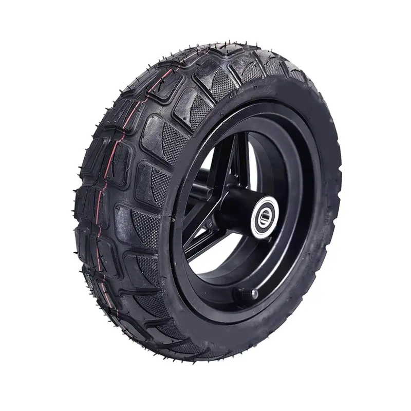 

ABHS-For 11-Inch Electric Scooter Front Wheel Assembly Disc Brake 90/55-6.5 Off-Road Tubeless Tire Inner Diameter 12Mm