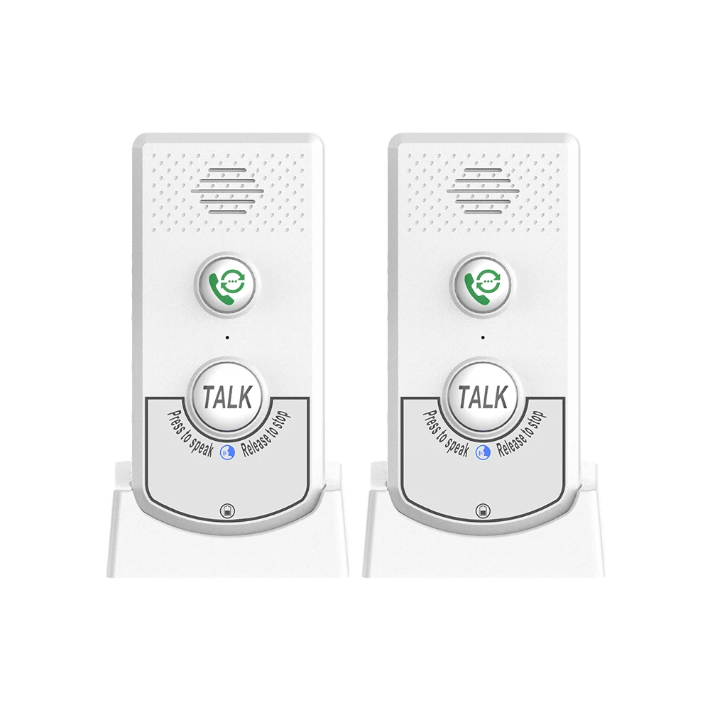 2pcs Intercoms Wireless for Home Voice Bidirectional Caller Home Ultra Long Distance Portable Wireless Voice Interphone