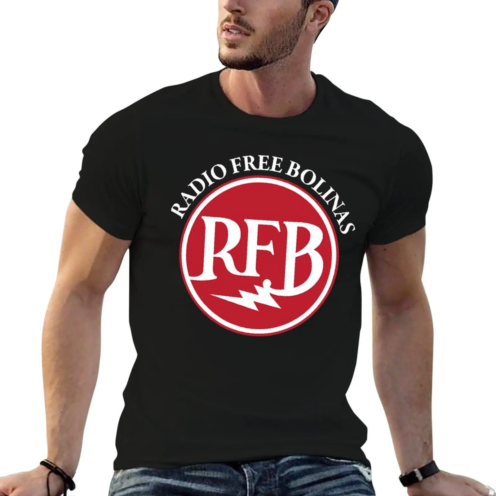 

shirts prints T-Shirt funny cotton Bolinas RFB t shirts Radio t Free with