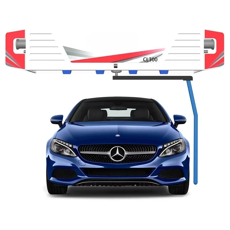 Customized CL500 360 Fully Automatic Electric Car/SUV/Van Washer Touchless Cyberpunk Design 37KW Power Stainless Steel