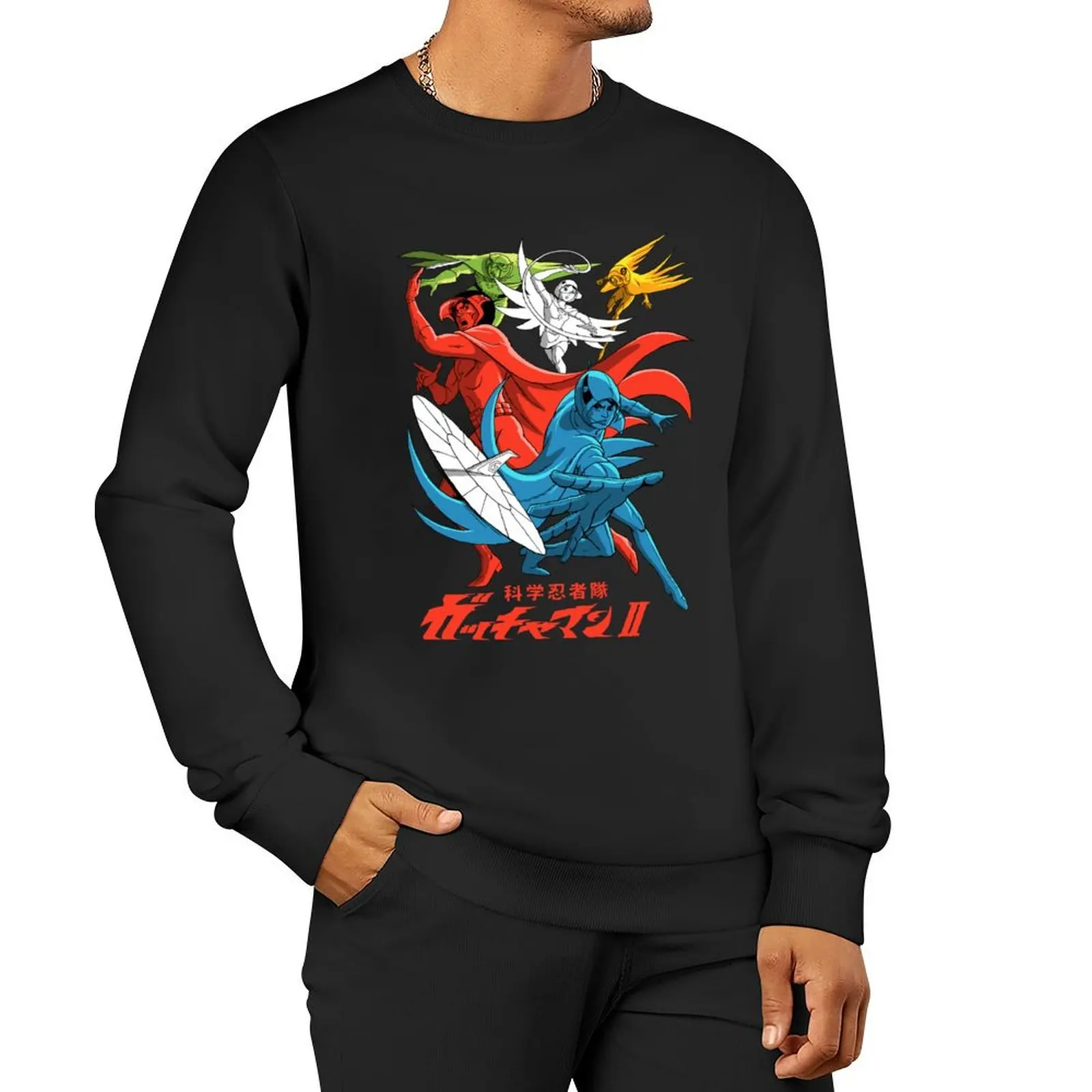 

GATCHAMAN S2-TEAM Pullover Hoodie men clothes graphic sweatshirts