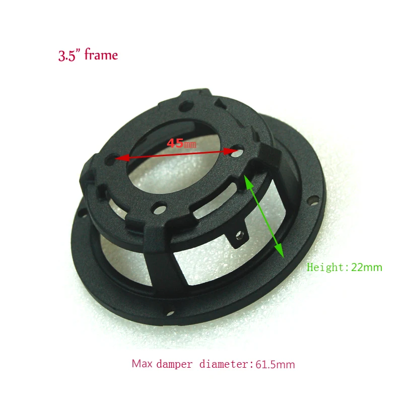 2 قطعة/الوحدة 3.5 بوصة HiFi الألومنيوم المتكلم سلة الإطار المنزل مكبرات الصوت سلة DIY إصلاح جزء الملحقات