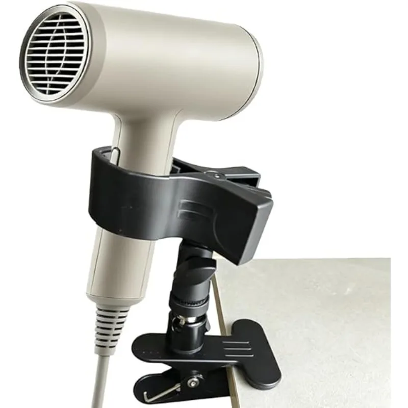 Pet Hair Dryer Holder 360 Degree Rotate Adjustable Metal Stand With Anti Slip Suction Clamp Hands For Pet Grooming Care Supply