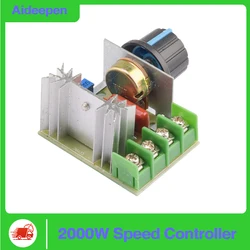 2000W AC 220V SCR Voltage Regulator Dimming Dimmers Motor Speed Controller Thermostat Electronic Voltage Regulator Module