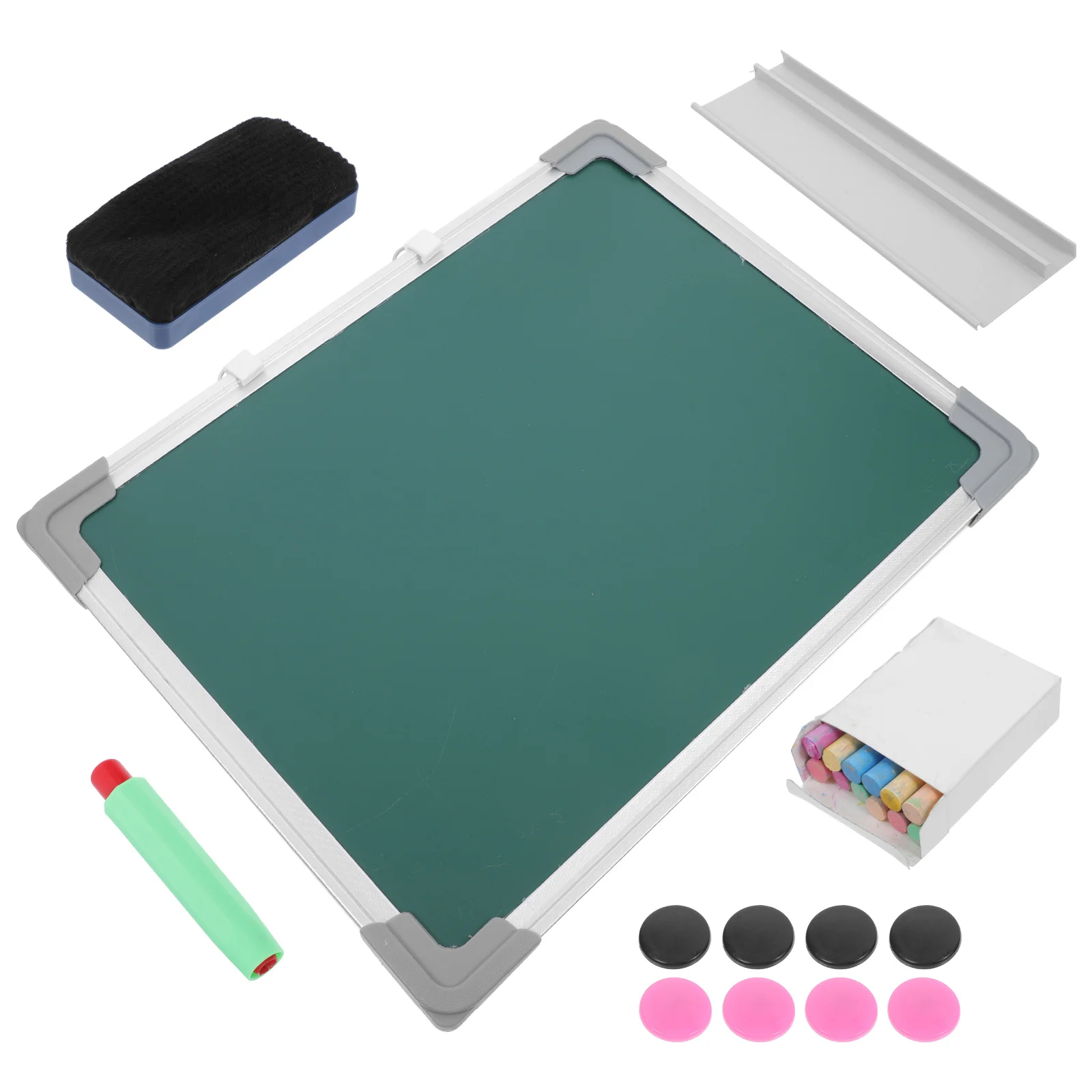 

Erasable Magnetic Blackboard Wall Message Whiteboard Small Dry Erase Eraser Chalk