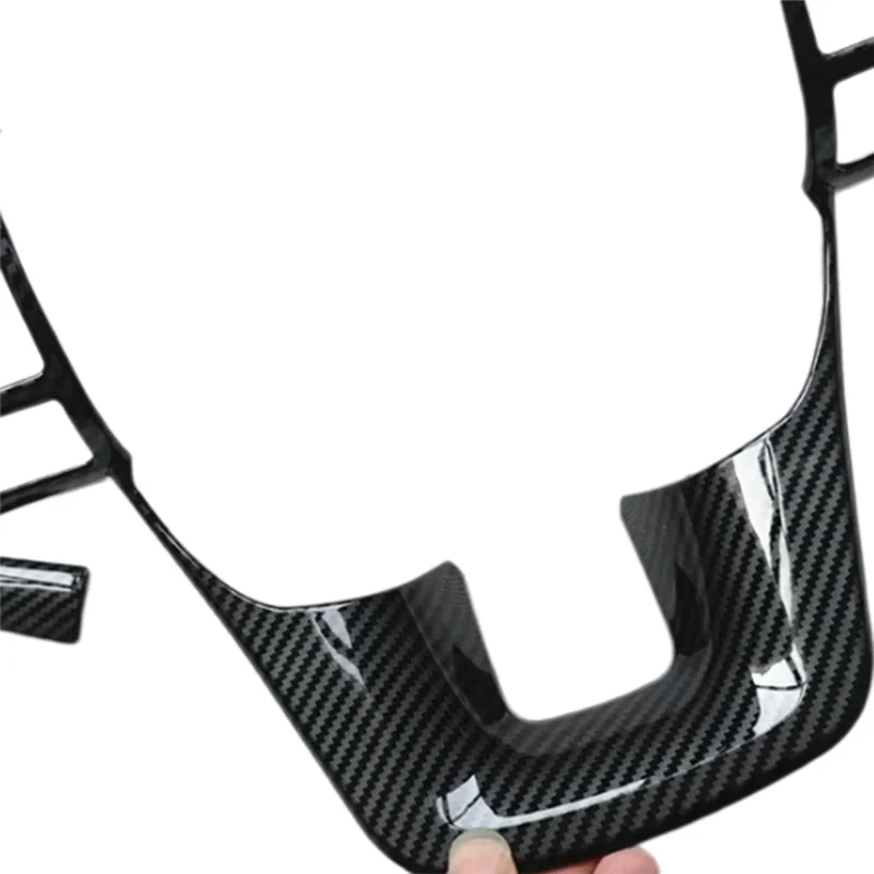 

Car Steering Wheel Trim Sticker Carbon Fiber Car Interior Accessories For Toyota Fortuner 2018-2023