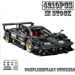 New MOC Zonda R Most Wanted Track Edition Racing Supercar Racers Vehicles  Building Blocks Bricks Toys Kids Boys Birthday Gifts