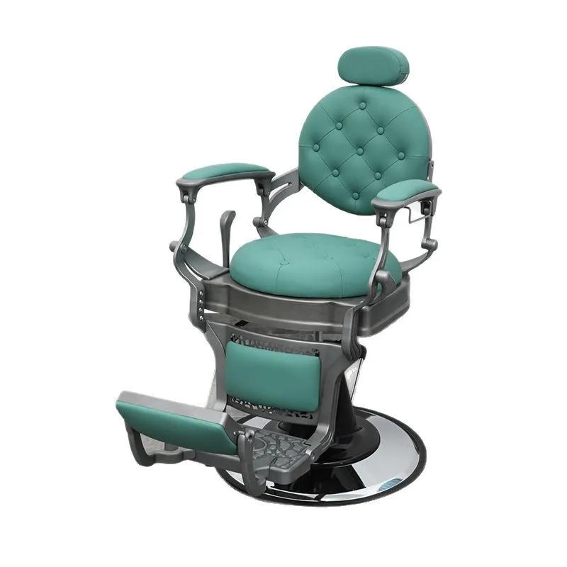 

Retro oil head big chair shaving down high-end hair salon special barber shop hair cutting chair