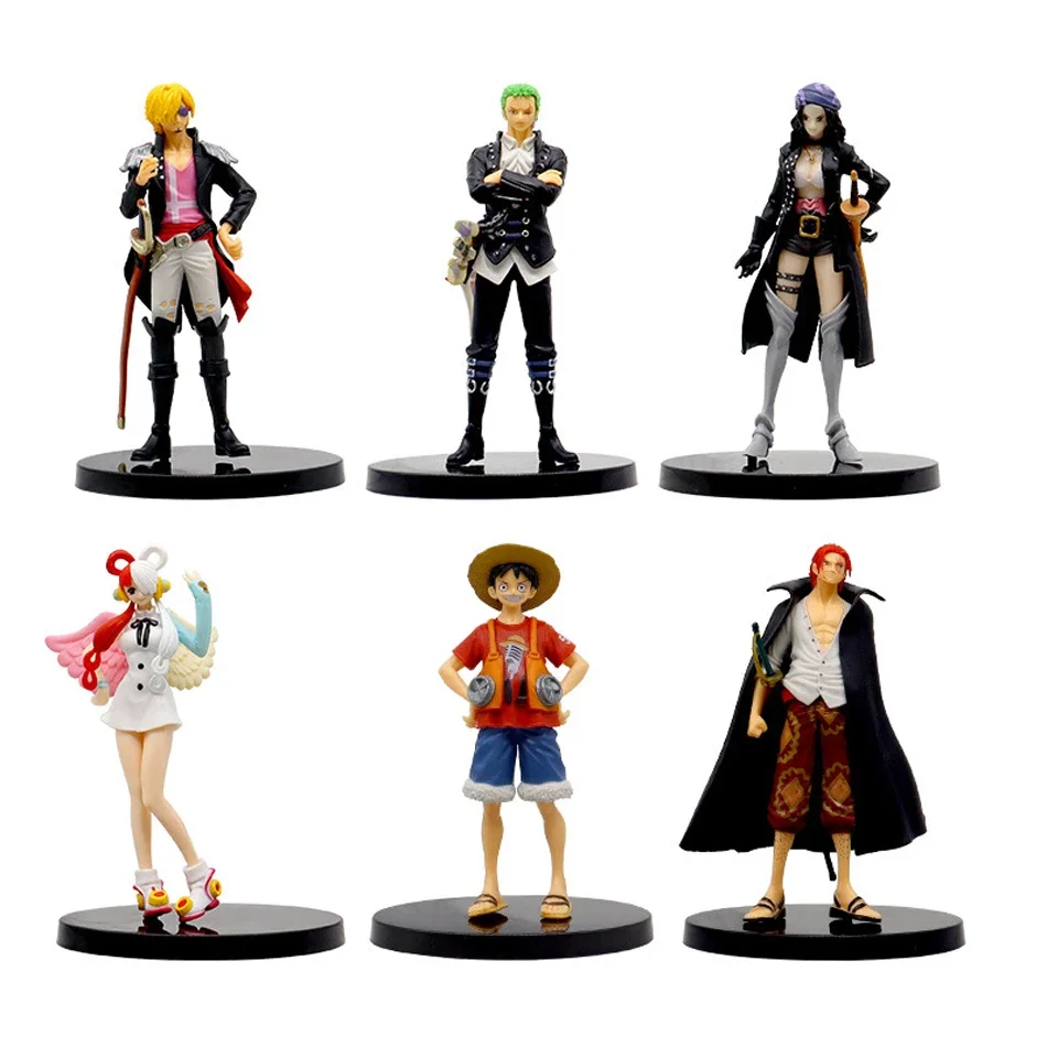 One Piece Figure Theater Edition Film Red Robin Roronoa Zoro Luffy Nami Sanji Uta Anime Action Figurine Model Doll Toys Gift