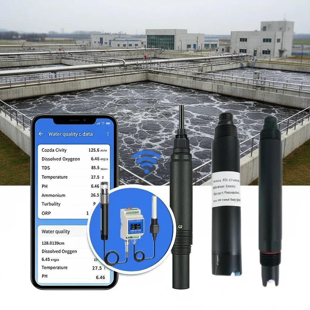 Long-life RS485 Fluorescence DO Sensor for Aquaculture & Wastewater