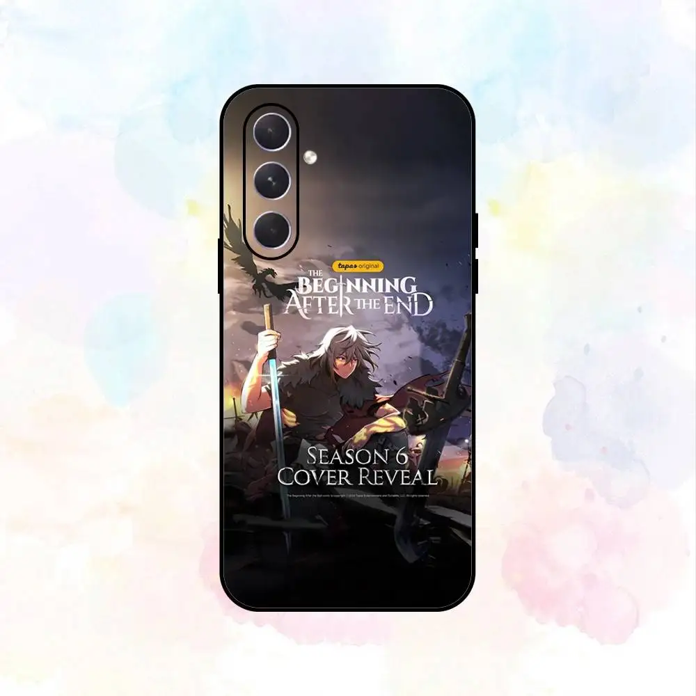 حافظة هاتف T-The B-Beginning بعد نهاية لهاتف سامسونج جالاكسي A73، A72، A71، A70، A53، A52، A51، غلاف أسود ناعم آخر