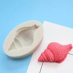 1pc-Sea Shell Silicone Mould Conch Mold For Candles Soap Resin Clay Dly Making