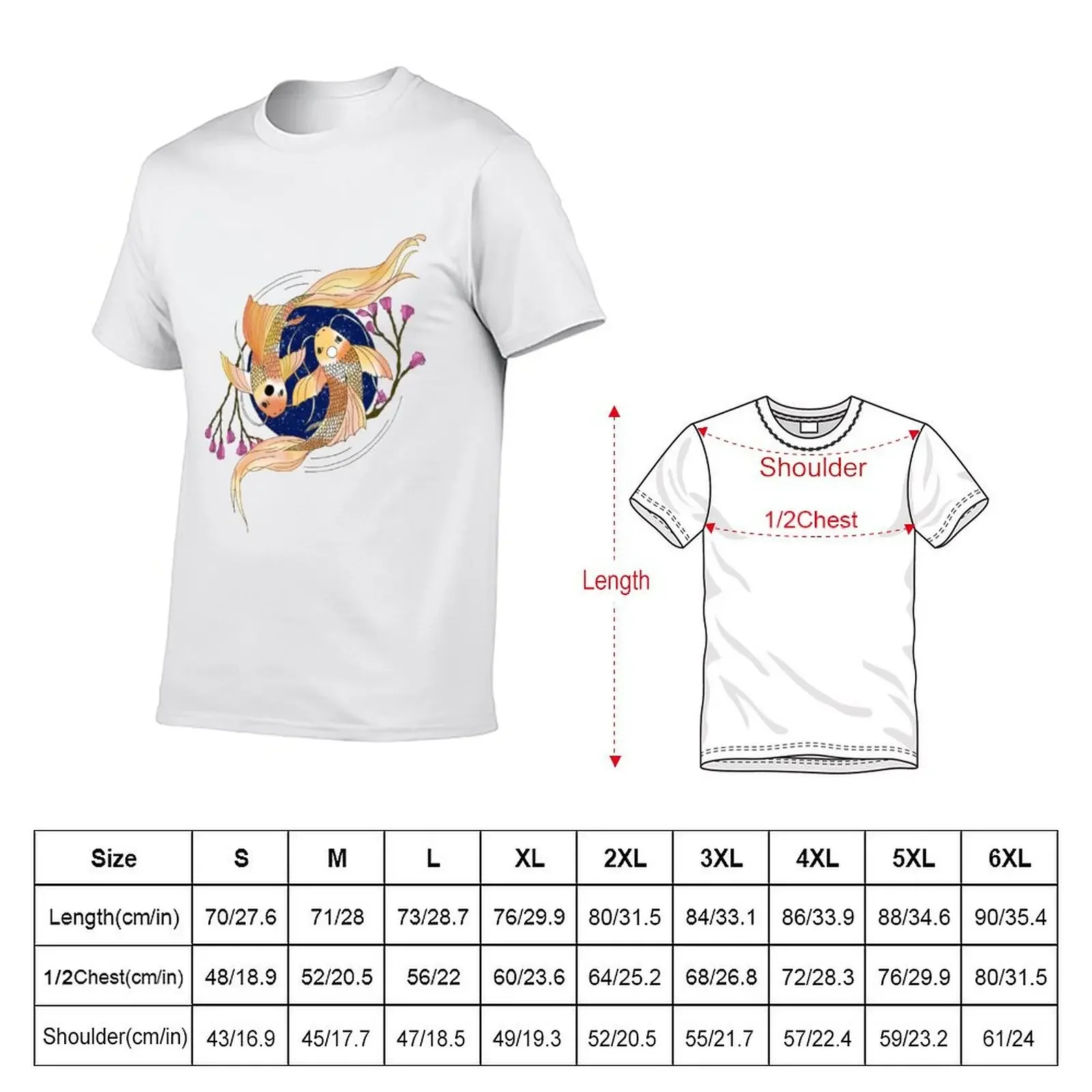 koi carp T-Shirt rapper graphic tees summer clothes men clothings