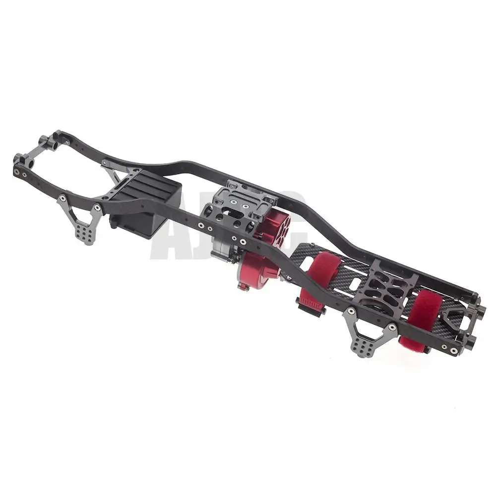 CNC Ganzmetall-Autrahmen RC-Chassis-Karosserieteile für 1:10 Axial SCX10 Simulation Kletterauto