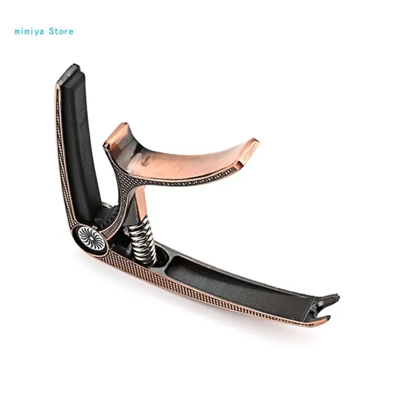 pipi for Creative Electric Guitar Capo, Capo for Acoustic Guitar, 2 In 1 Zinc Alloy Tunings Clip for Electric Guitar Clip Tun