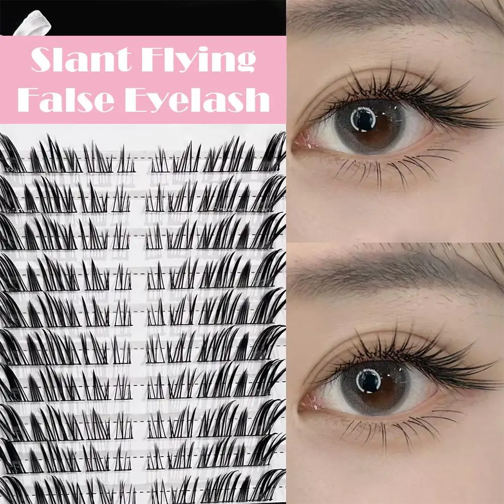 HERORANGE faux cils Cool style renard oblique volant cils naturel et charmant simple grappe faux cils outil de maquillage
