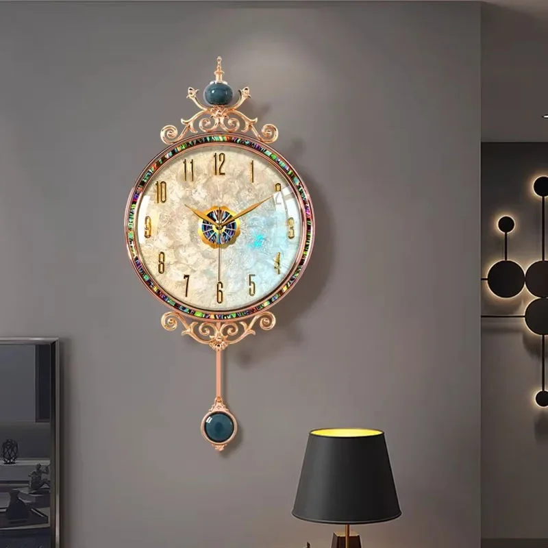 Minimalist Silent Nordic Clock Wall Alarm Vintage Living Room Modern Wall Watch Digital Quartz Horloge Murale Home Decoration