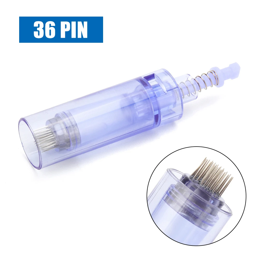 5/10pcs Dr.pen A1 A6 Blue Bayonet Cartridges 1/9/12/24/36/42PIN Nano 3D 5D Replacement Cartridge for Derma Pen MYM E30 M5 M7