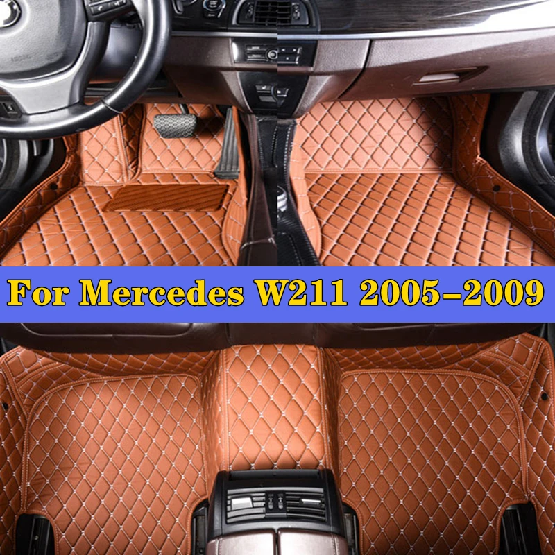 

Car Foot Pads For Mercedes W211 2005-2009 Car mats Car Accessories Protective Pad Car Floor Mats Automobile Carpet Cover