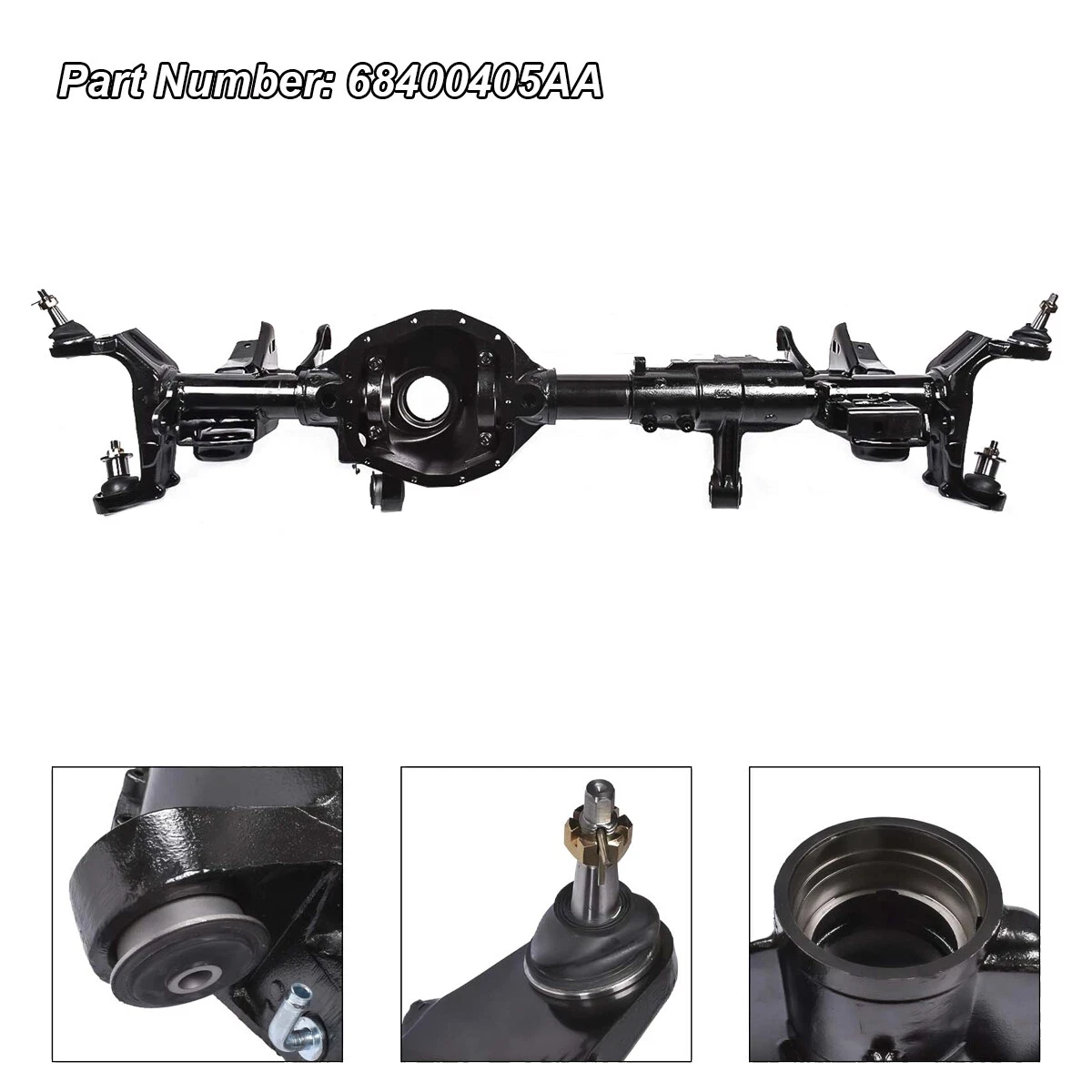 Front Axle Housing Differential For Jeep Wrangler JL Rubicon 4WD 2018+ 68400405 68400405AA