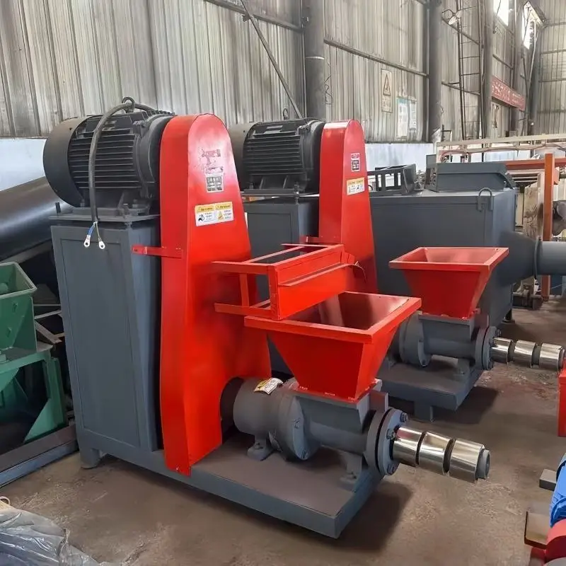 Multifunctional Continuous Carbonization Furnace Charcoal Extrusion Making Machine for BBQ Sticks 1-3t/h 380V