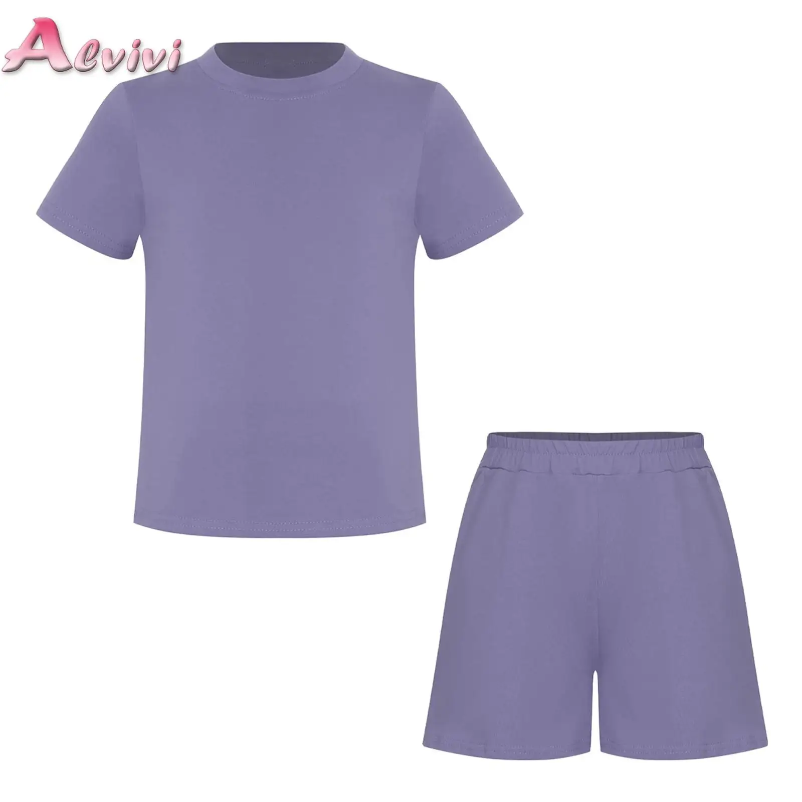 

Summer Essential Tracksuit Children's Clothing Sets Suit For Girls Short Sleeve Top+Shorts Boys Costume Kids Outfits Sportswear