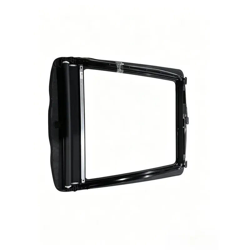 Lintech Model Y New Electric Roof Sunshade Button Control UV Protection Glare Ambient Light Car Accessory