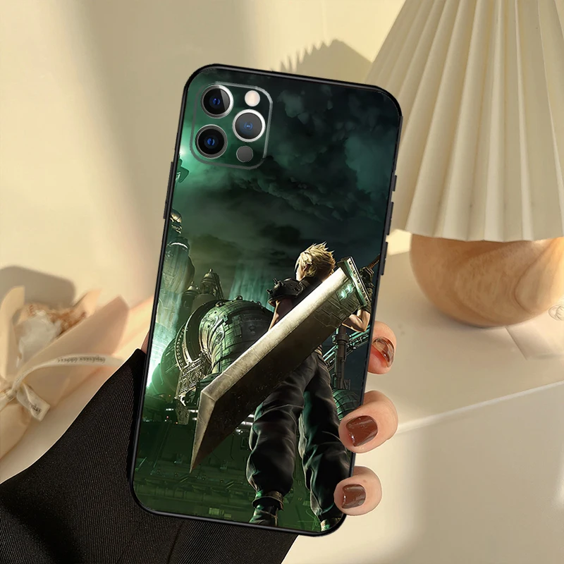 FINAL FANTASY Cloud Strife Case For iPhone 11 12 13 14 15 Pro Max Cover For iPhone 13 12 Mini XR X XS Max 7 8 Plus SE 2020