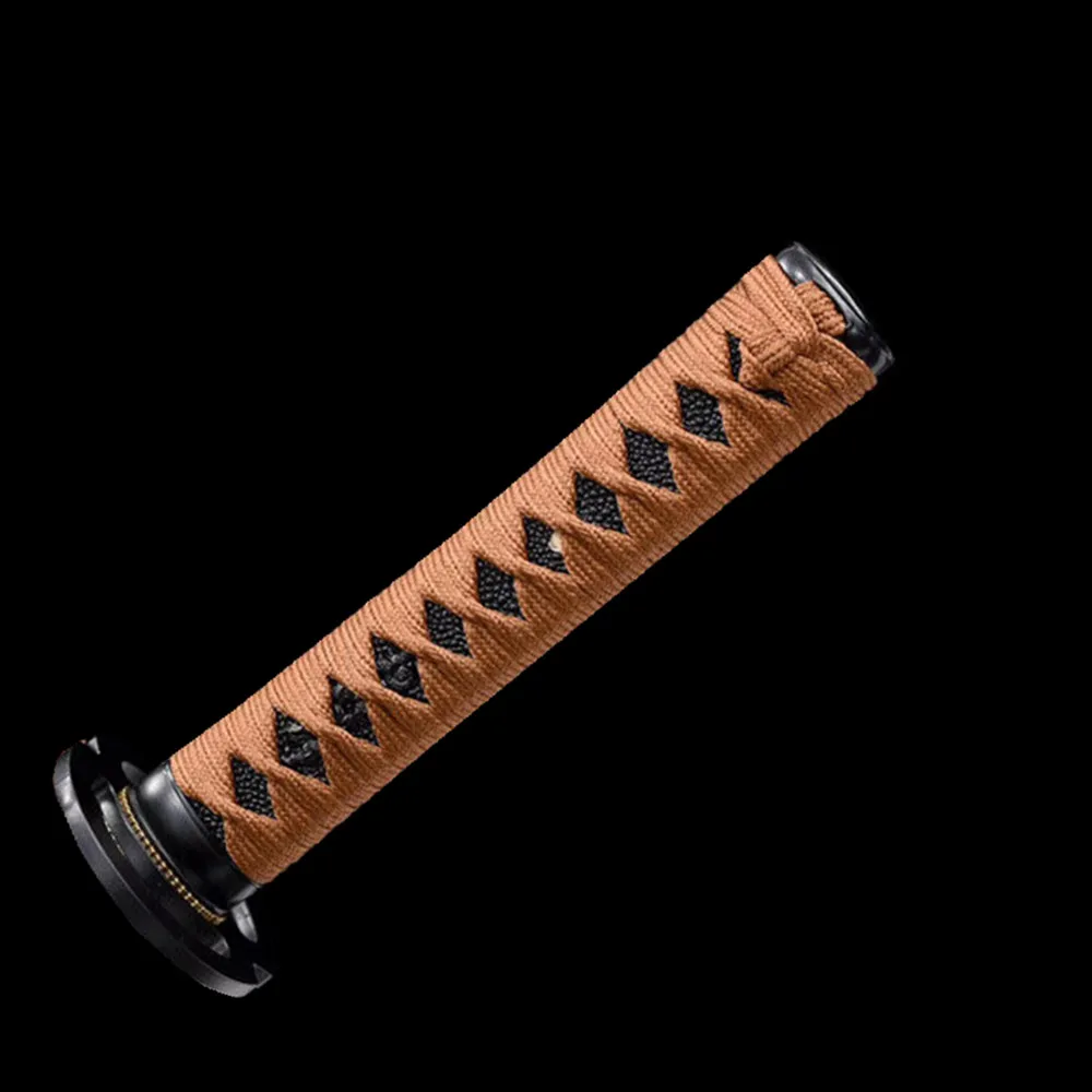 20cm*Handle Tsuka For Japan Samurai Katana/Wakizashi Sword Accessory Set Tsuba+Menuki+Fuchi+Kashira+Habaki+Seppa Fittings