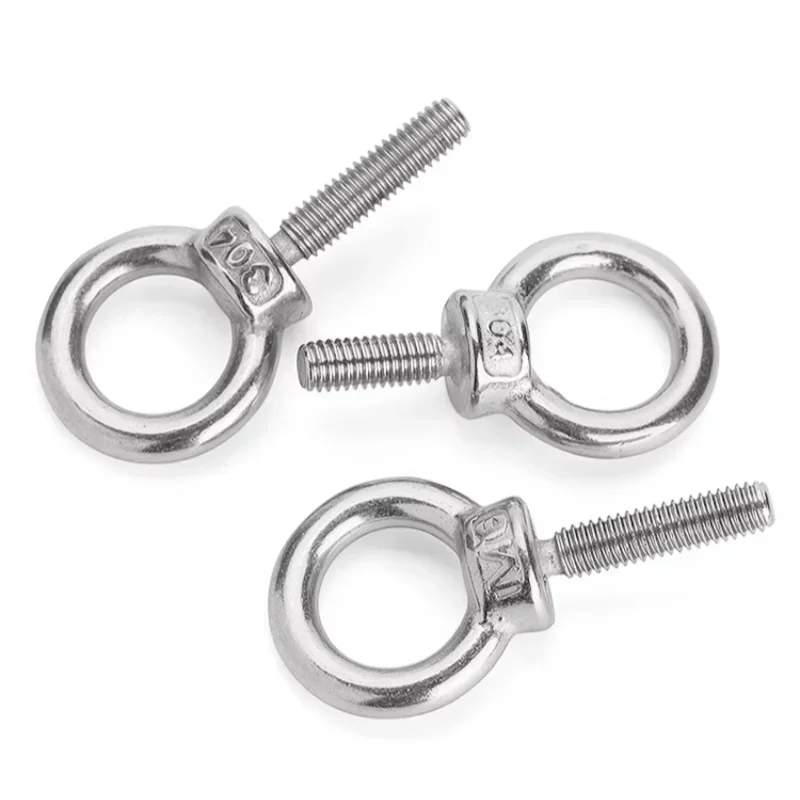 M3 bis M20 304 Edelstahl Marine-Ösenschrauben, Hebeösen, Kabelösen für Heben und Riggen – Detail 5