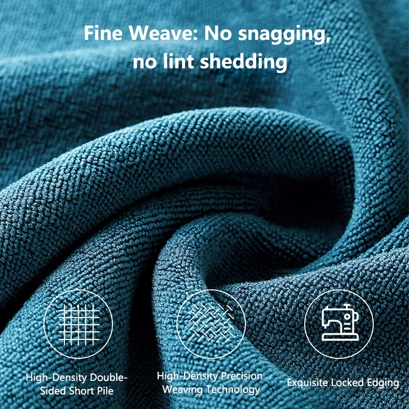 柔らかく厚手のマイクロファイバークリーニングクロス、二層構造 - Microfiber Towel Detailing のレビューと価格