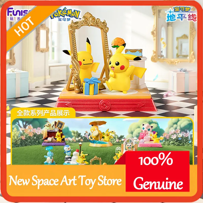

Funism PokéMon Pikachu And Friends Blind Box Mystery Pack Collectible Figure Set Cute Anime Desktop Ornament Gift For Fans