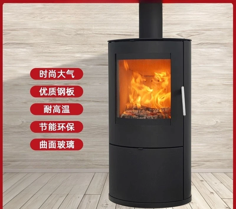 

European style fire roasting stove heating stove firewood real fire stove retro