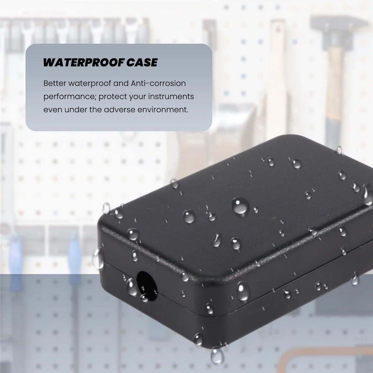 5pcs Waterproof Plastic Electric Project Case Junction Box 55x35x15mmJAS