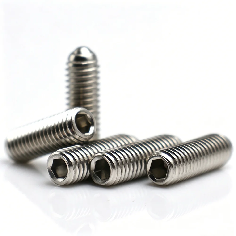 2-10pcs 304 Stainless Steel Spring Ball Plungers Ball Nose Set Screws Positioning Plungers M2.5 M3 M4 M5 M6 M8 M10 M12