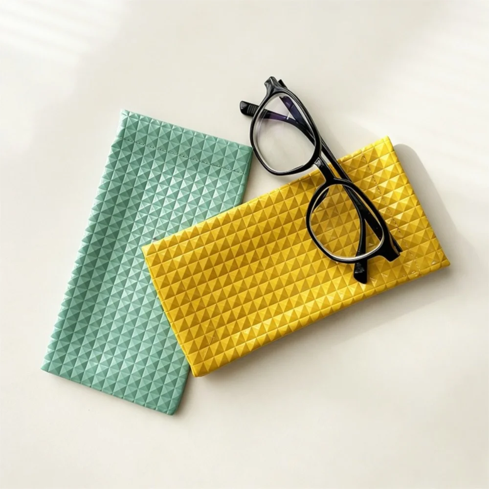 Portable Glasses Bag Simple with Automatic Closure Sunglasses Protector Multifunctional Glasses Case Eyewear Accessories