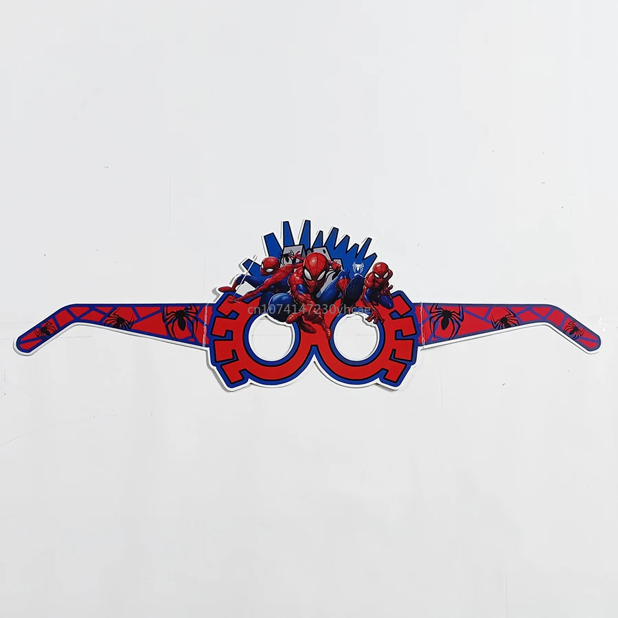 8 unids/set Mavel Spider-Man superhéroe máscaras de Halloween gafas máscara de Cosplay regalos de navidad disfraz de fiesta de cumpleaños para chico