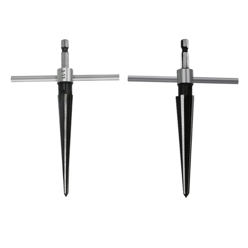 Uniwersalny rozwiertak chwytem sześciokątnym, rozwiertak stożkowy uchwytem T, narzędzie ręczne do 3-13mm 5-16mm