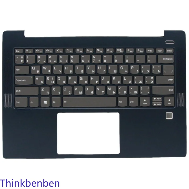 UKR Ukrainian Blue Keyboard Upper Case Palmrest Shell Cover For Lenovo Ideapad S540 14 14IWL 14IML 14API 5CB0S17310