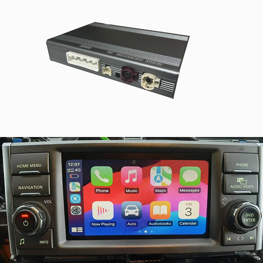 

Denso Wireless Carplay Android Auto Smart Box для спорта 2009-2012 Plug & Play GPS Мультимедийное навигационное зеркало