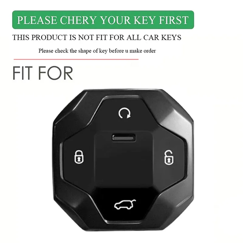 2026 Silicone Car Key Case Cover Protective for Chery Jetour To Genesis Traveller T2 X90 X70 X95 DASHING X-1 Plus DTC L9 Kechain