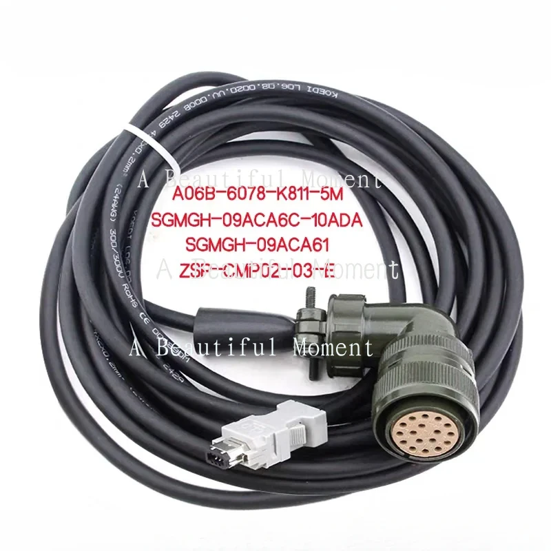 For Aichi Servo Motor High-power Encoder Cable SGMGH/SH/DH Signal Cable JZSP-UVA102-03-E JZSP-CMP02-03