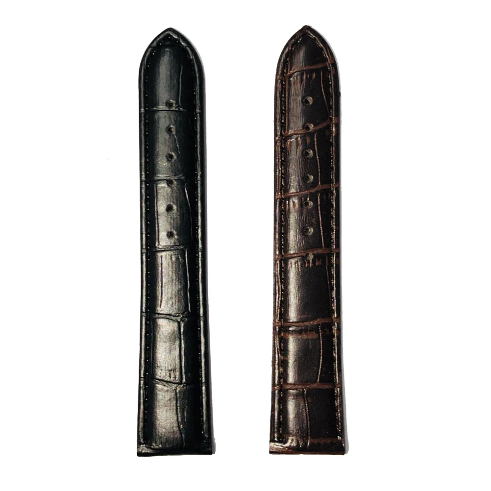 

2 Pcs Bamboo Strap Fashion Stitching Watch Band PU Watchband for Men Replacement
