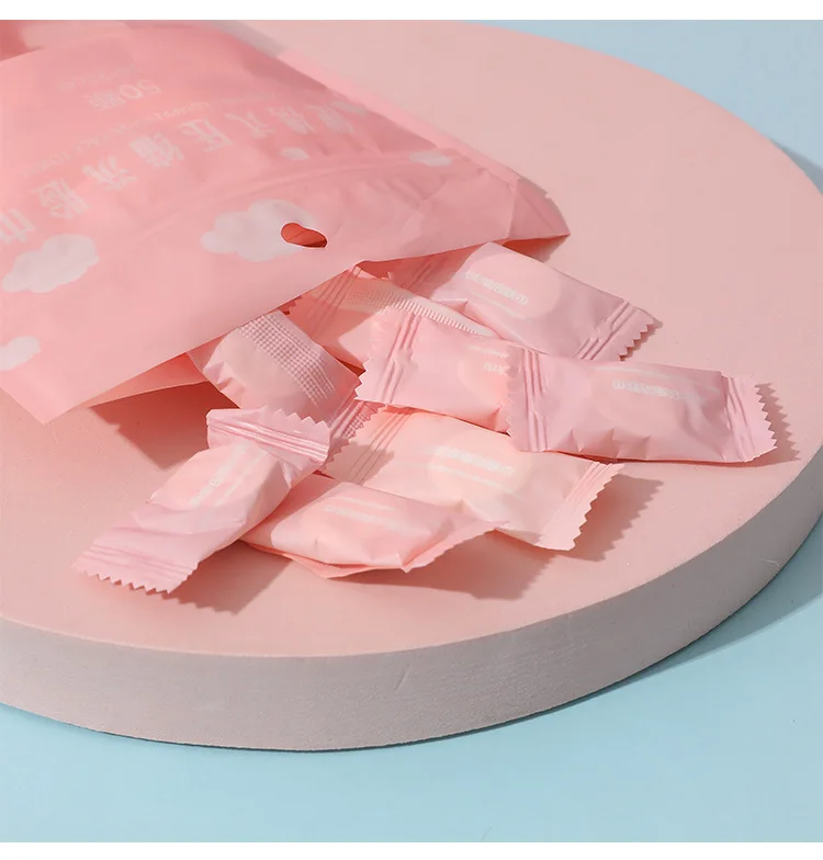 Bad komprimierte Handtuch Einweg kapseln Handtücher magische Gesichts pflege Tablette Vlies Reise tragbare Stoff wischt Papier Taschentuch – Detail 9