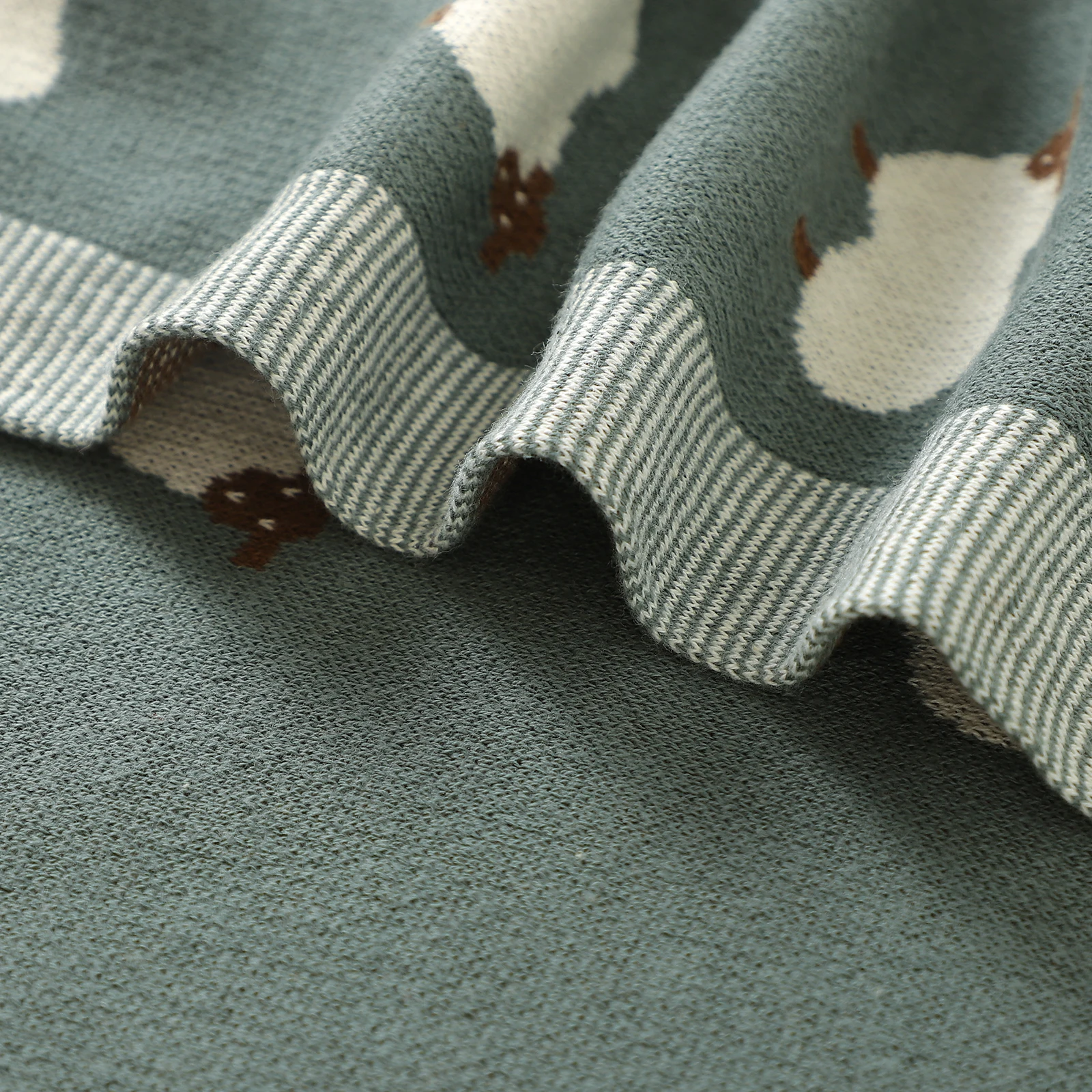 Mantas para bebé recién nacido, tejido de algodón transpirable, cesta para cochecito de niños y niñas, edredones móviles para cuna de 100x80cm para niños pequeños